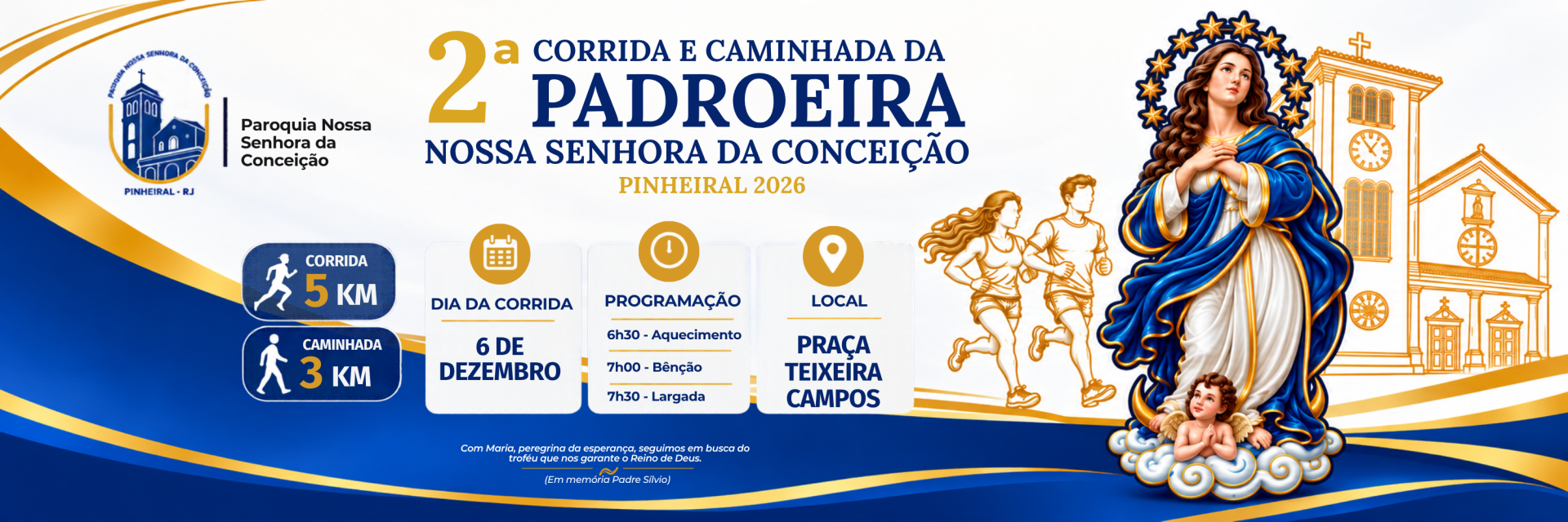 2ª Corrida e Caminhada da Paróquia  Nossa Senhora da  Conceição