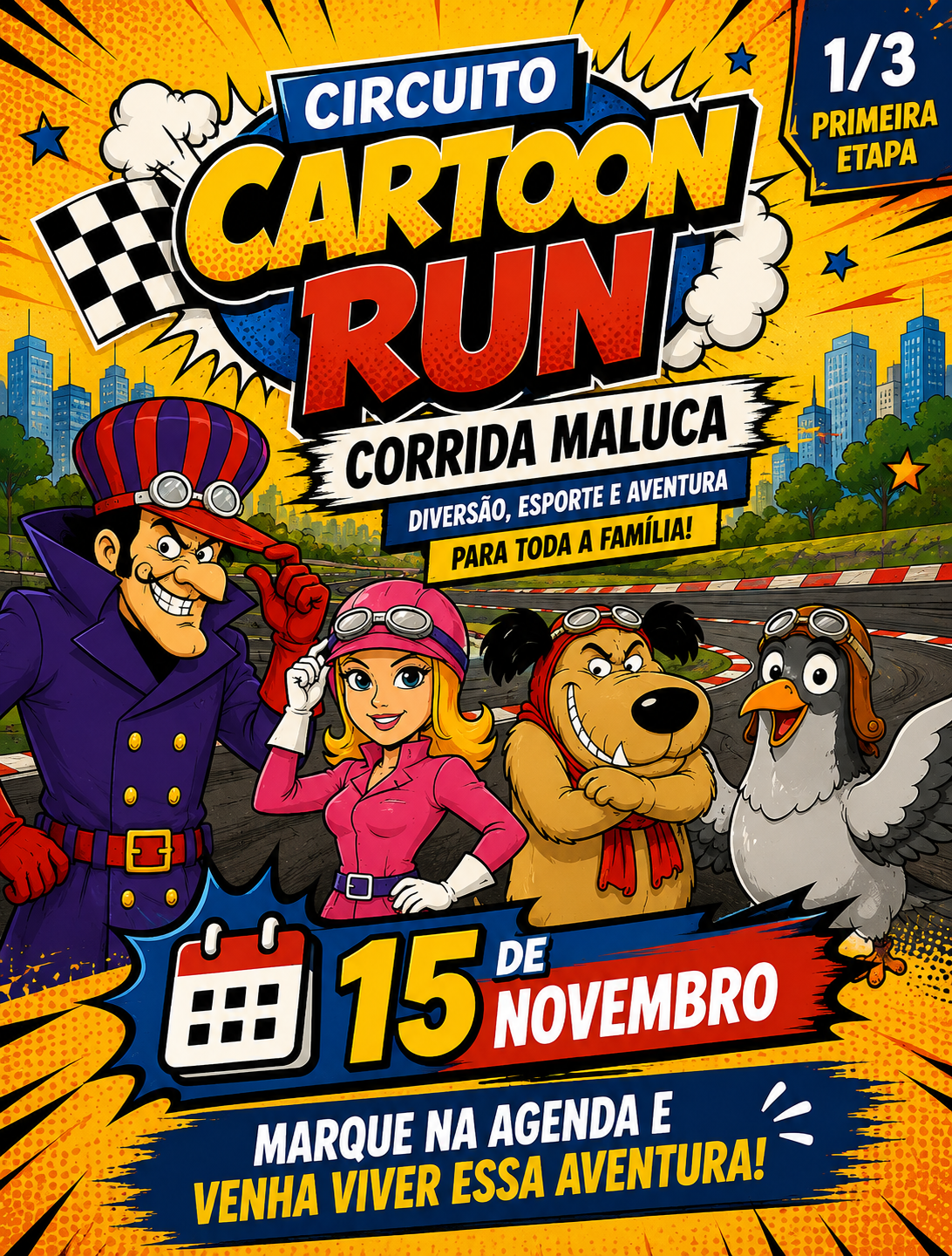 1 EDIÇÃO CIRCUITO CARTOON RUN